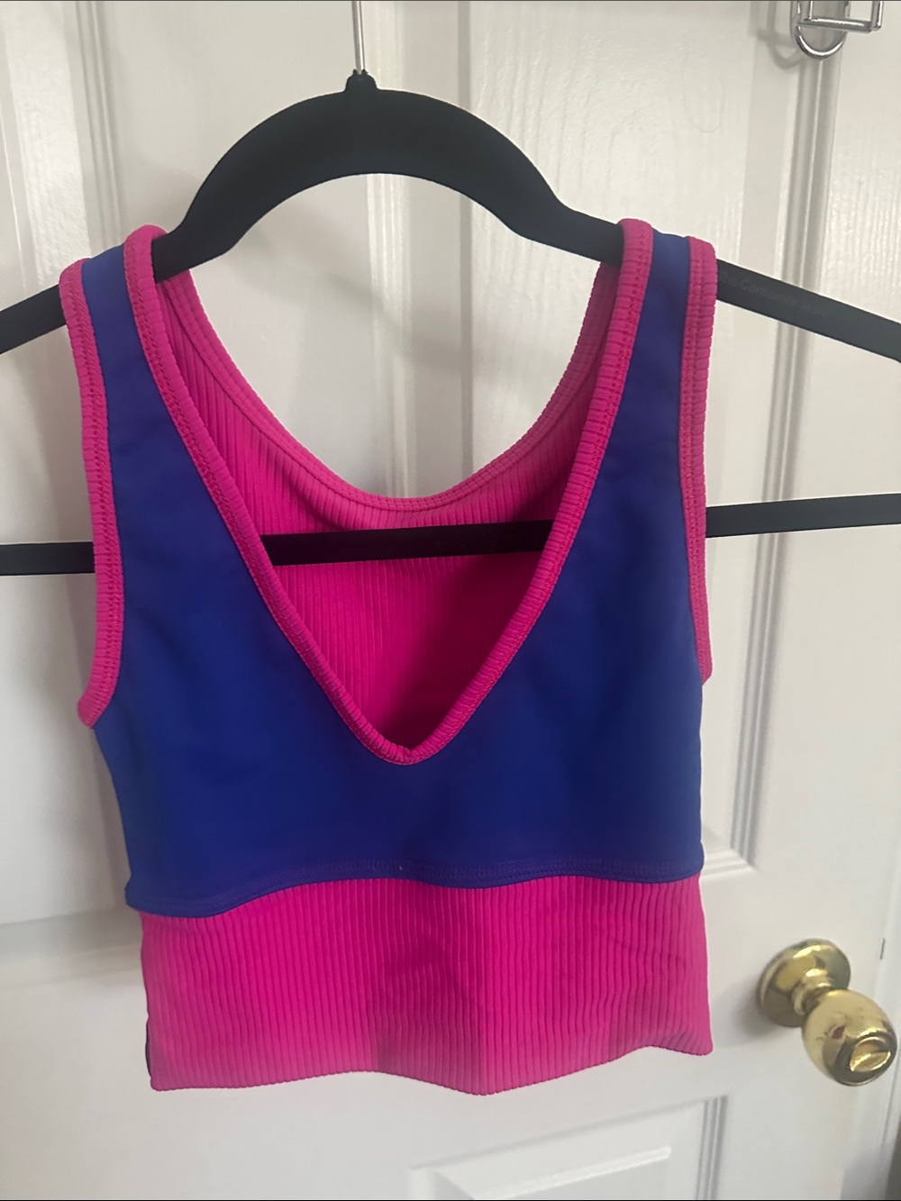 Tiger Friday reversible Quattro top Fuchsia and Purple